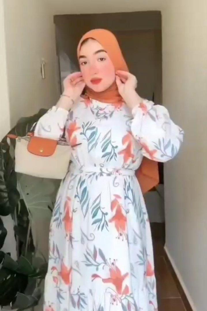 Robe chemise à fleurs