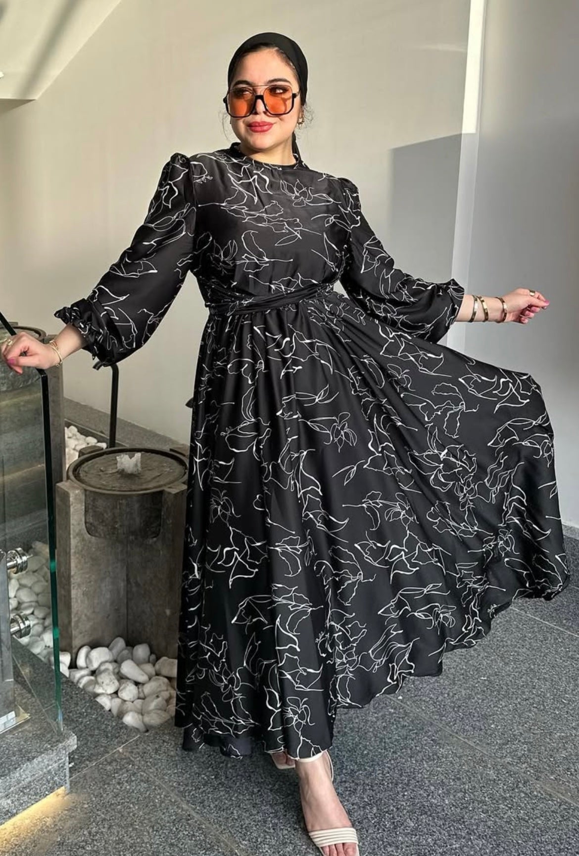 Robe satin