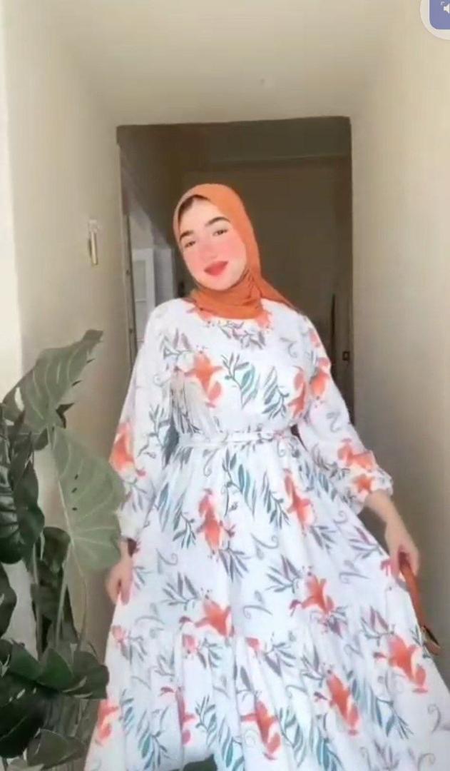 Robe chemise à fleurs