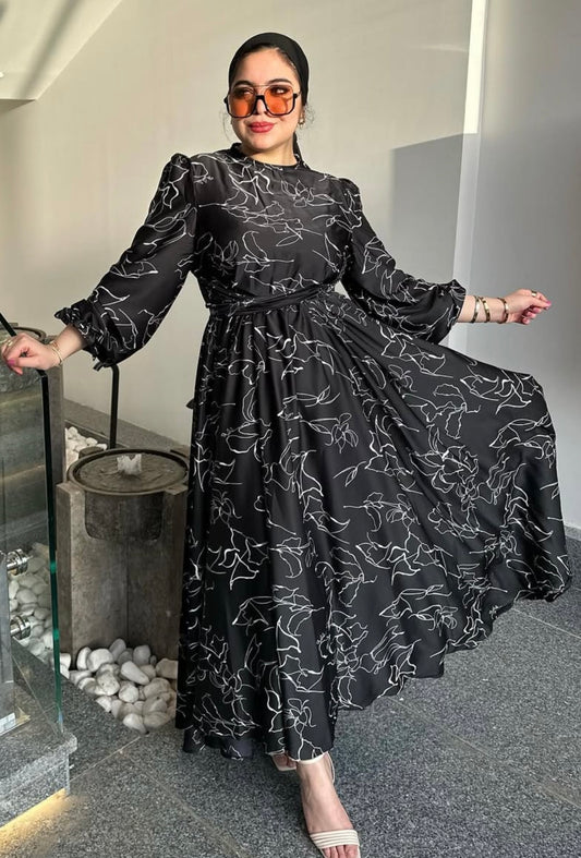 Robe satin